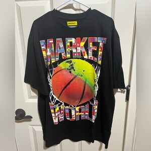 NWT Market World The Games Bring Us Together T-Shirt (B-Ball)